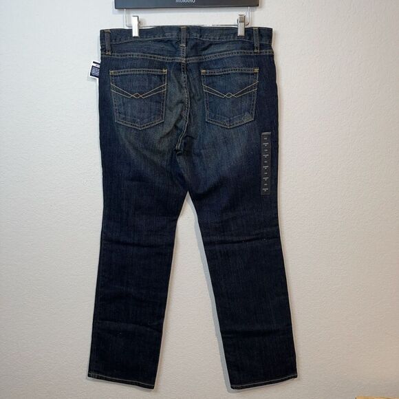 NWT GAP 12 Straight Fit Ankle Jeans Blue Denim Classic Style Stretch Fit Women - Picture 6 of 6